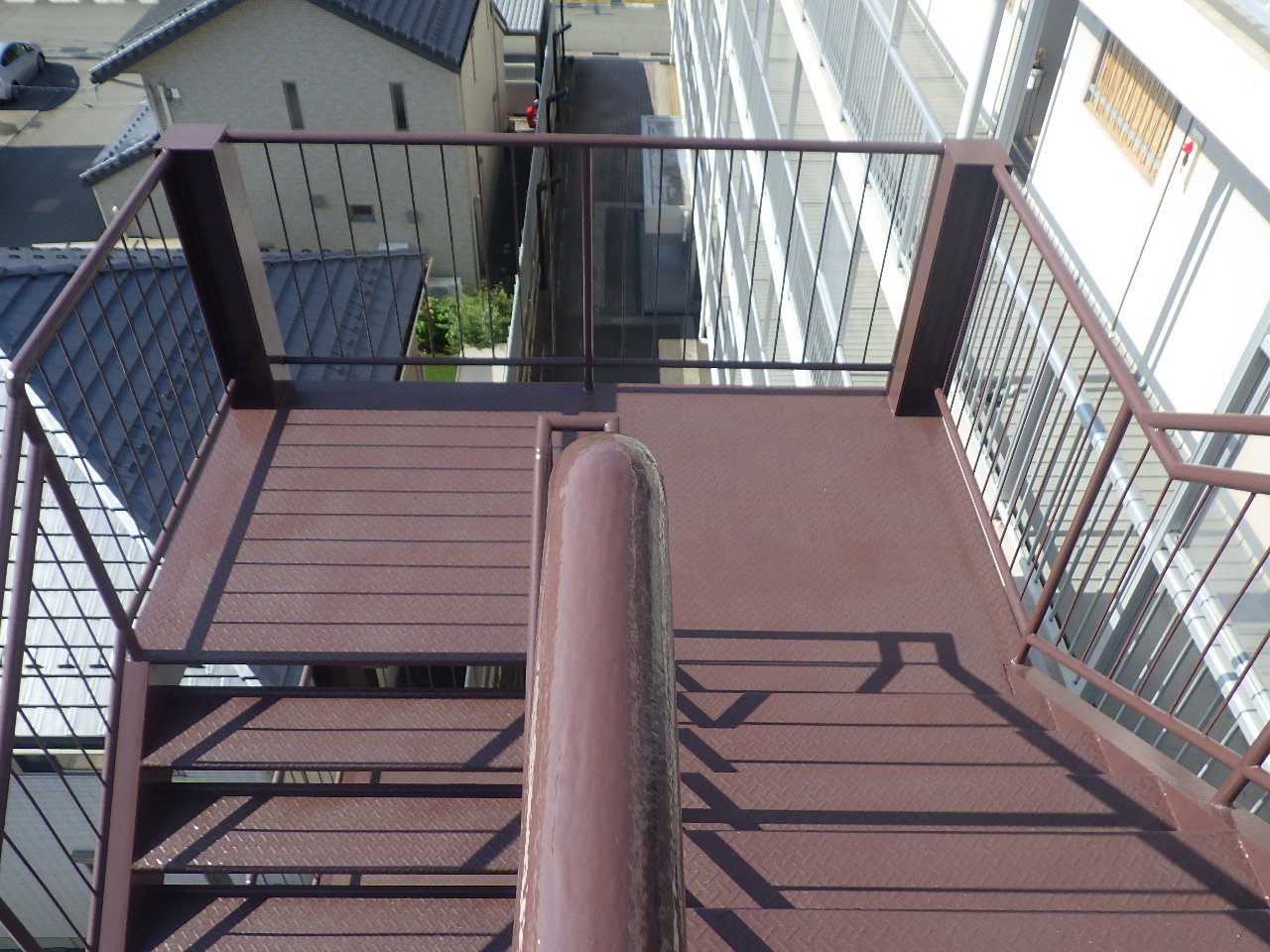 マンション階段塗装